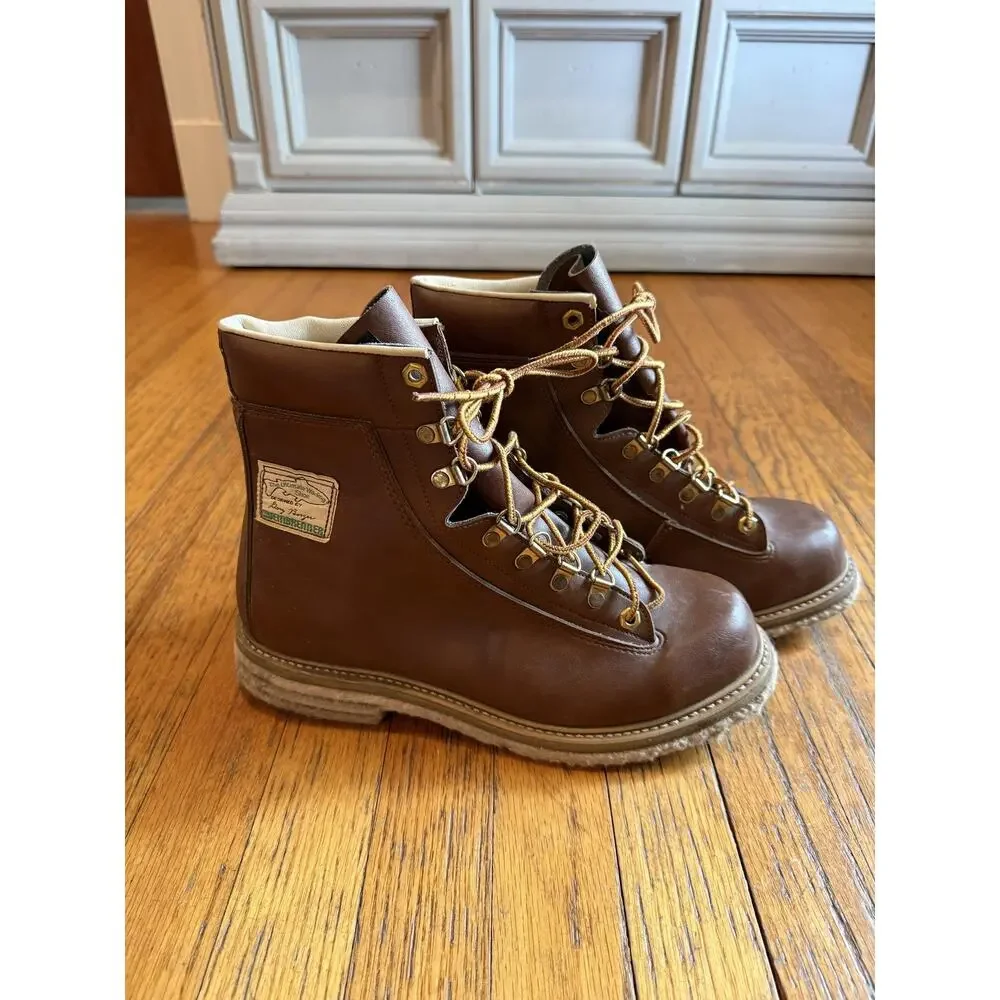 Weinbrenner Ultimate Wading Boots Men’s Size 9 Leather Felt Sole Made USA